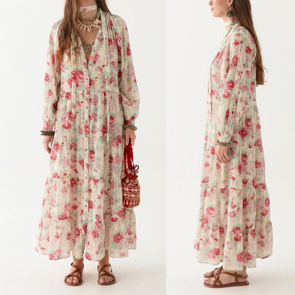 Maison Hotel Agustina Dress in Candy Roses